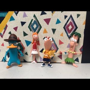 Phineas & Ferb RARE!!! action figures